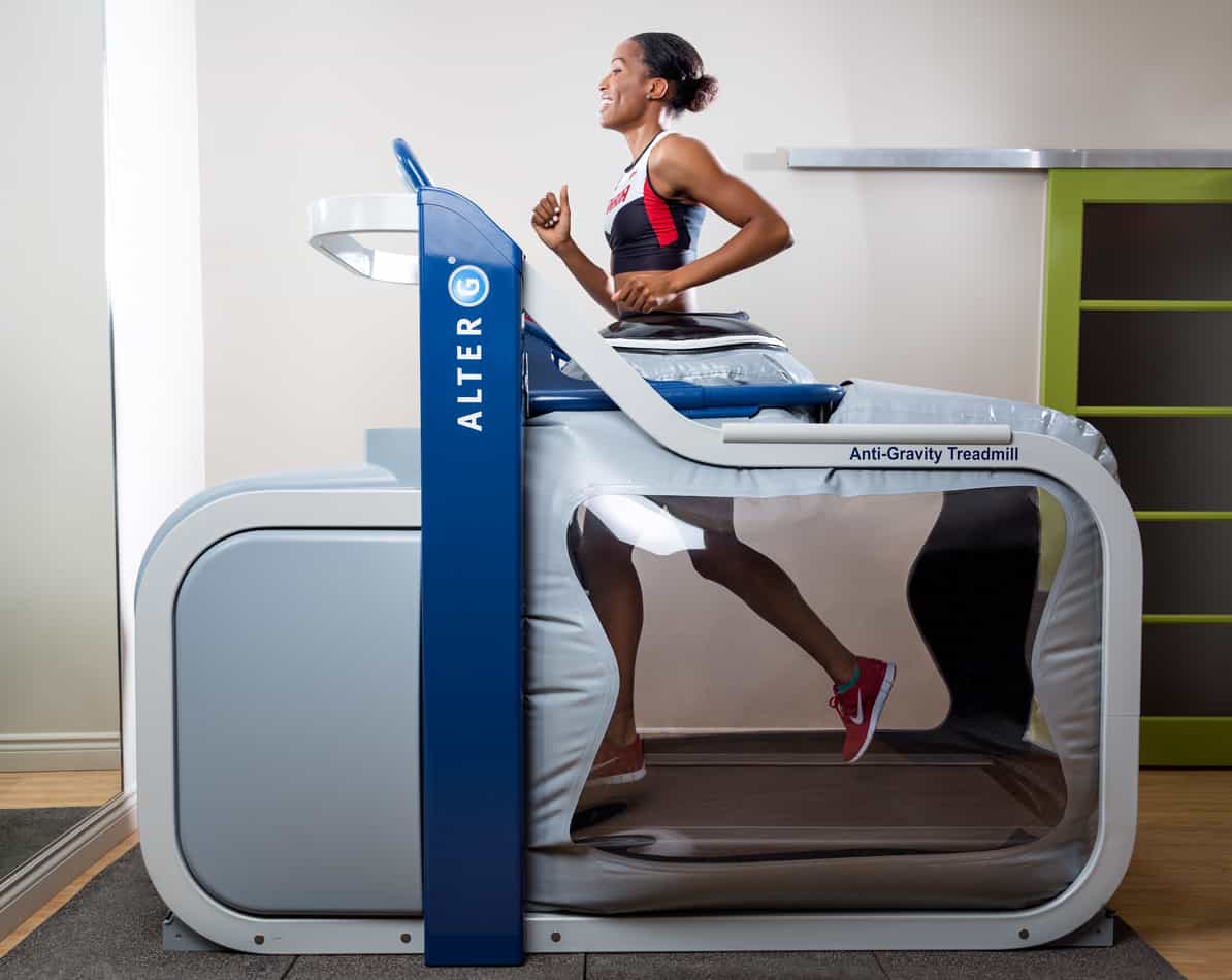 Alter-G zero gravity treadmill physiotherapy Edmonton