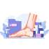 Custom Foot Orthotics Edmonton fitting session with biomechanical assessment at Physio Family clinic